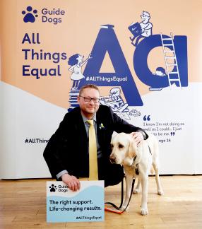 Thomson Joins Guide Dogs End of Year Event